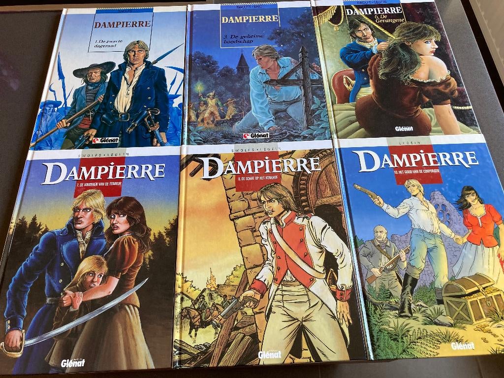 Dampierre strips, Boeken, Stripverhalen, Gelezen, Ophalen of Verzenden, Yves Swolfs, Meerdere stripboeken