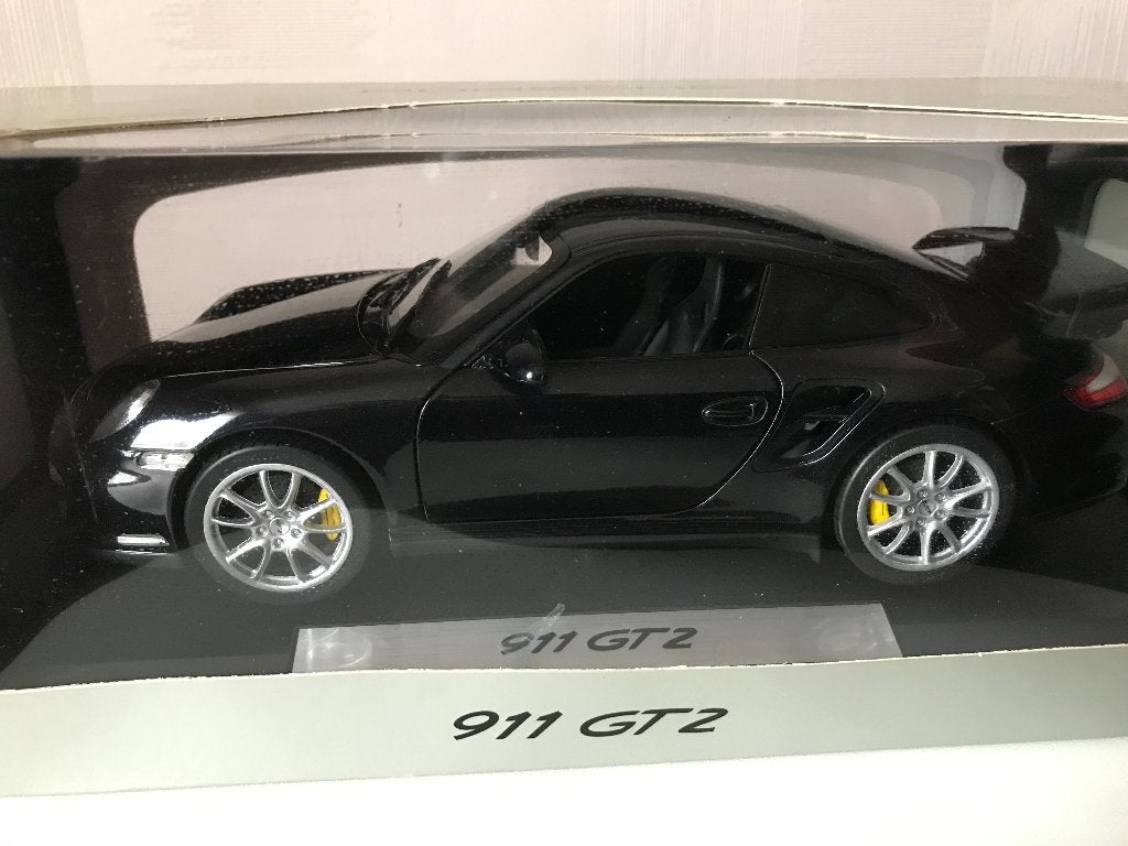 porsche 997 gt2 1:18, Ophalen of Verzenden, Zo goed als nieuw, Auto