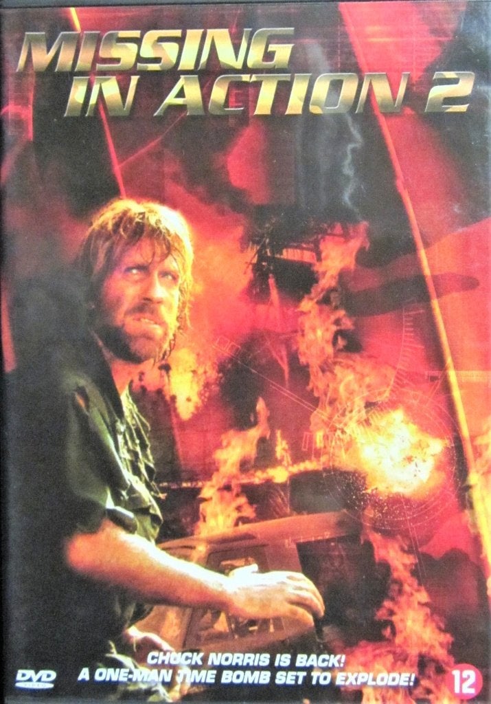 DVD ACTIE- MISSING IN ACTION 2 (ZELDZAME DVD) CHUCK NORRIS, Alle leeftijden, Ophalen of Verzenden, Zo goed als nieuw, Actiethriller