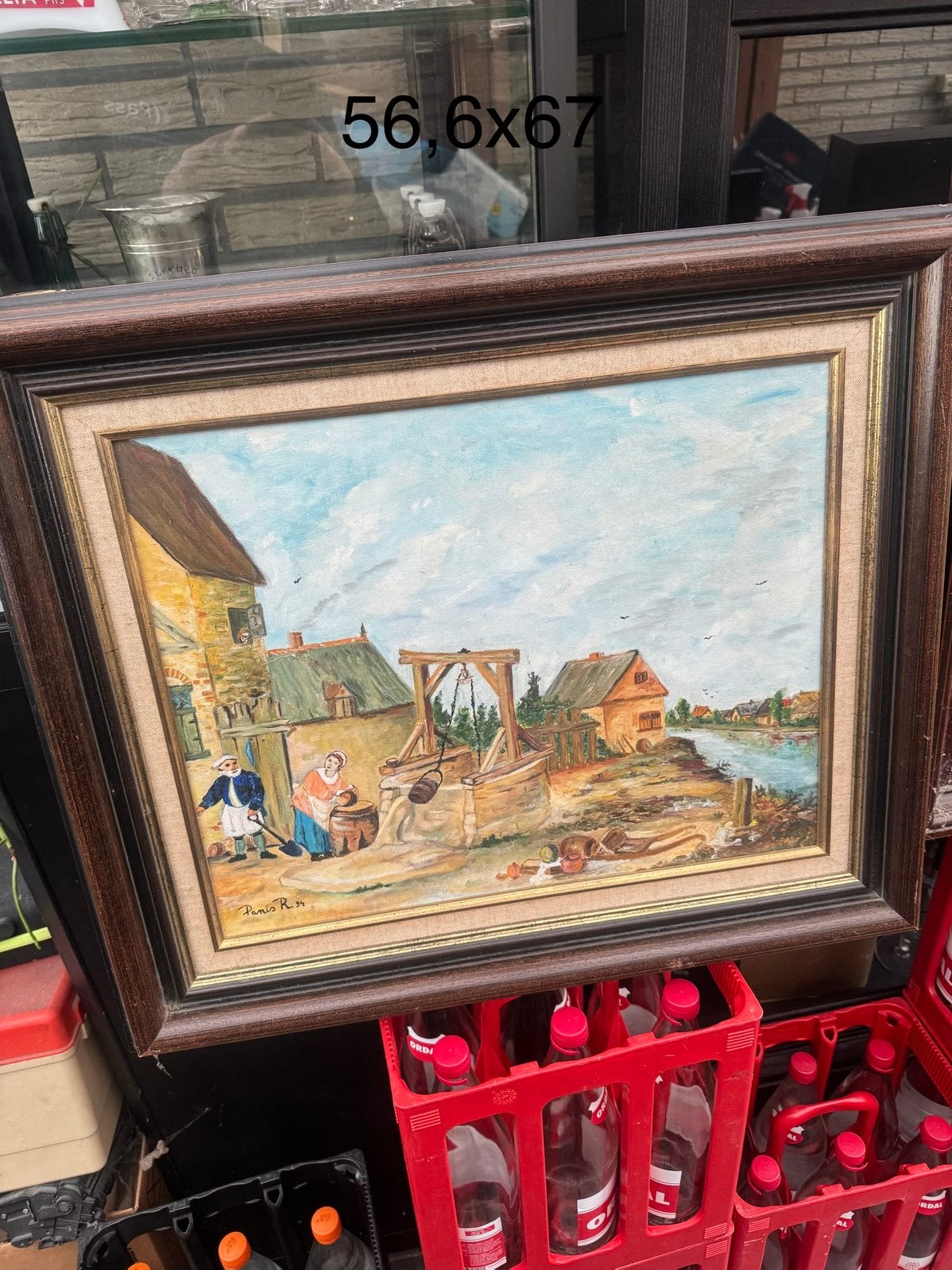 2 schilderijen, Enlèvement