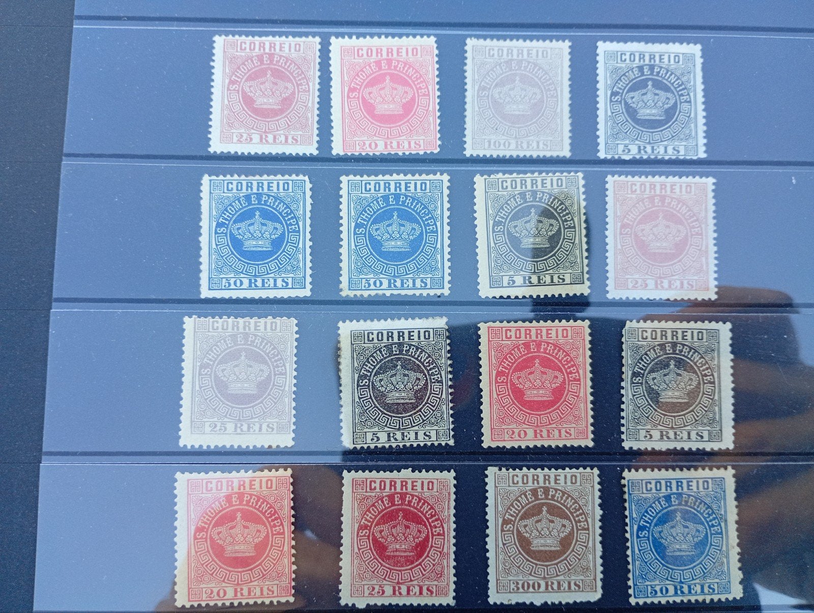 Q12) petit lot de timbres anciens set Thome e Principe, Timbres & Monnaies, Enlèvement ou Envoi