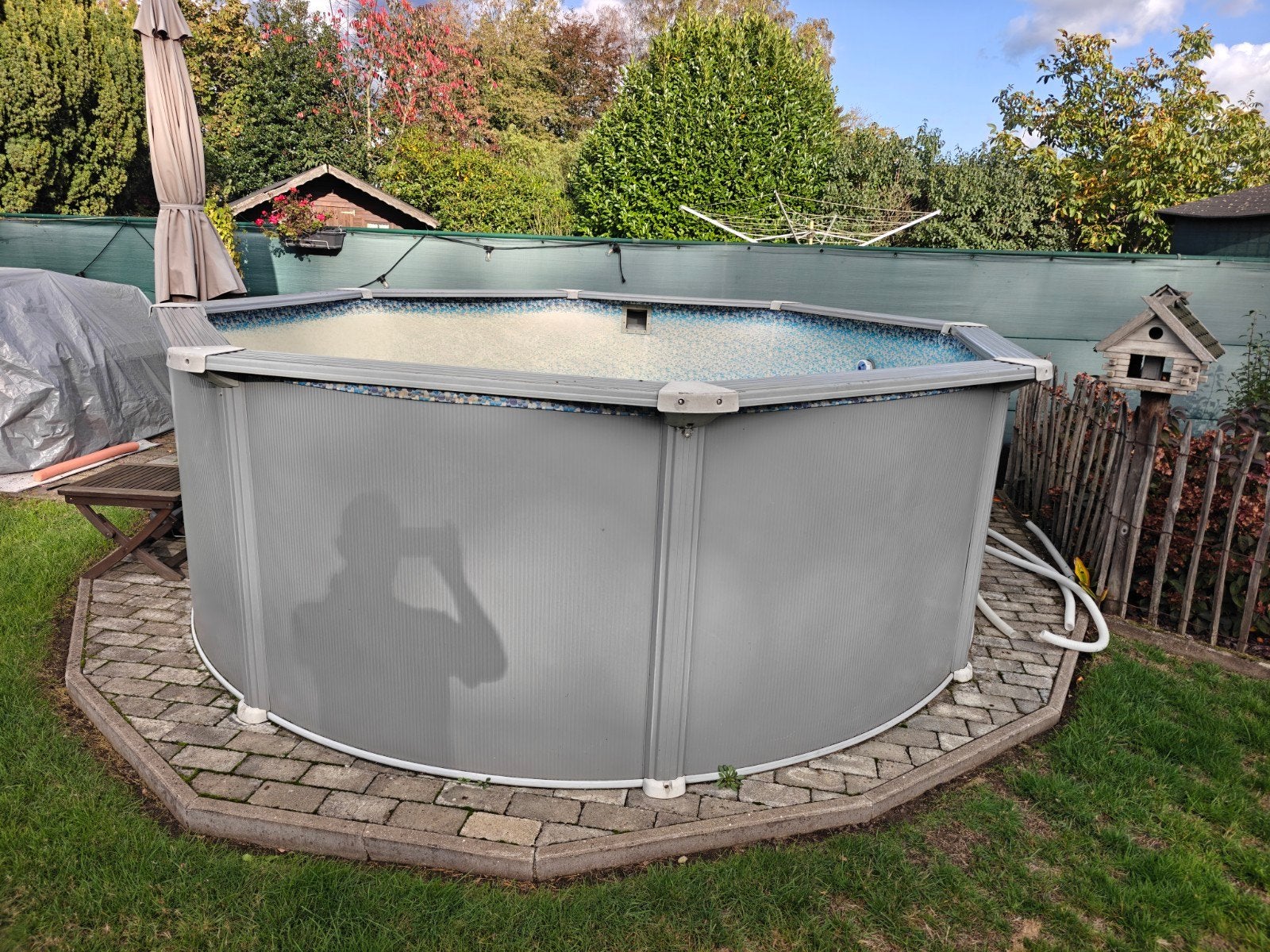 zwembad 3m doorsnee en 1m10hoog, Ophalen, Gebruikt, 80 tot 120 cm, Rond