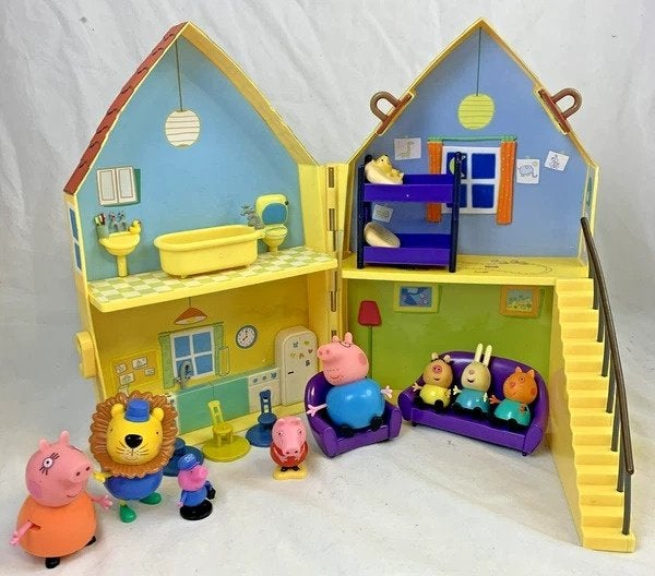 Set de jeu Peppa Pig Family House | Klaphuis | Figurines | M, Envoi, Comme neuf, Accessoires