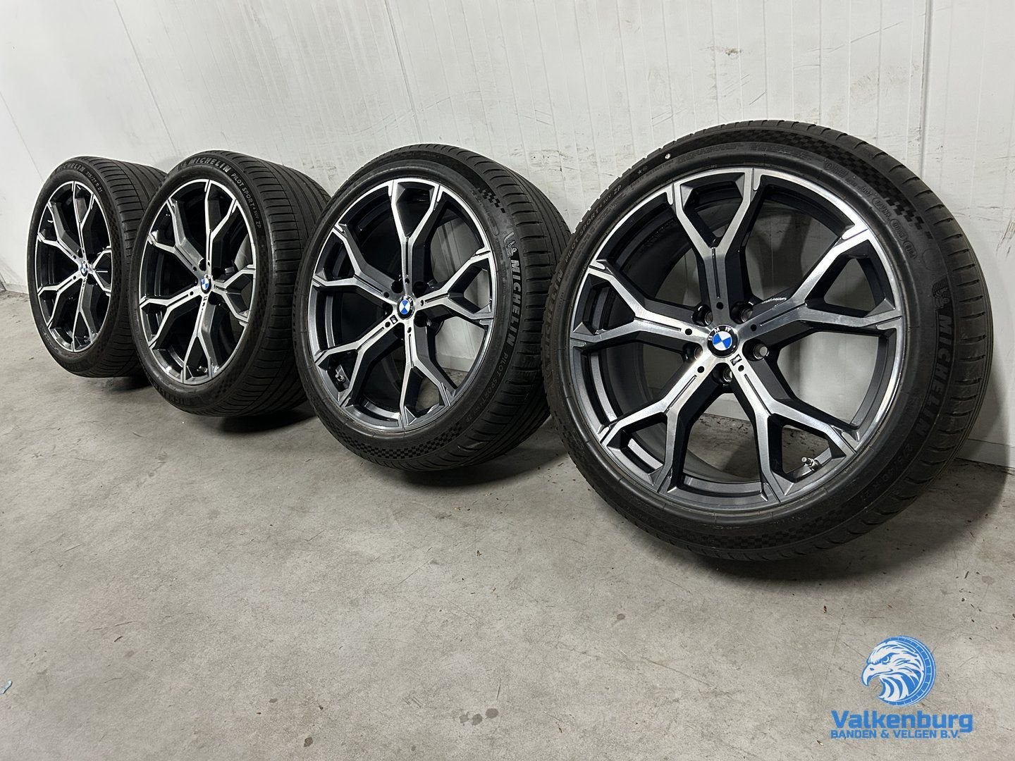 6-7mm! Originele BMW X5 X6 G05 G06 Style 741M 21 inch antrac, Auto-onderdelen, Banden en Velgen, Gebruikt, -, 275 mm, -