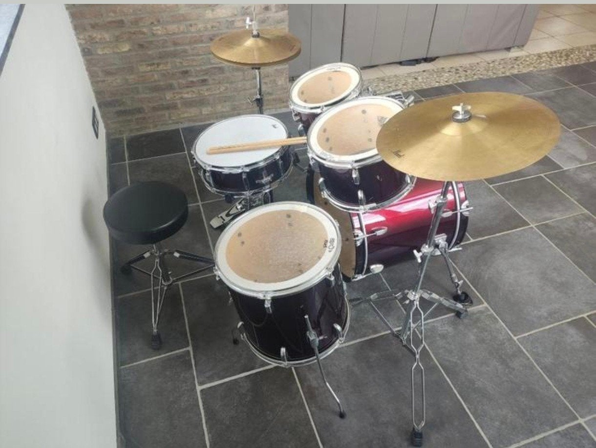 Pearl Roadshow-batterij te koop zoals op foto's, Muziek en Instrumenten, Ophalen, Pearl