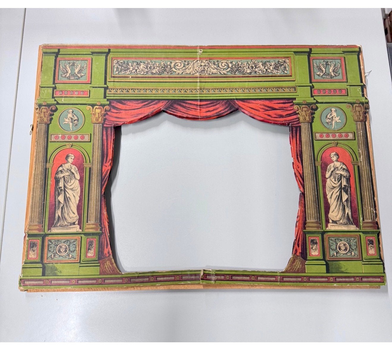 Puppet Muppet & Marionette Cadre de bord de théâtre  1900, Enlèvement ou Envoi