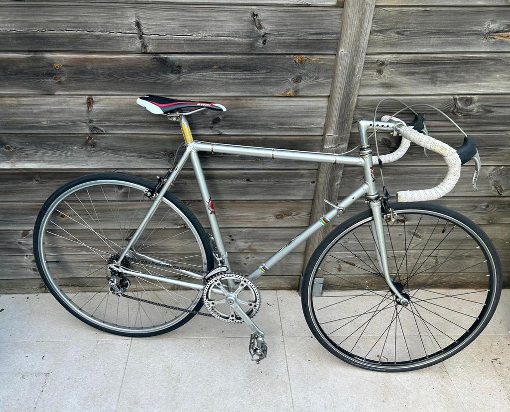 Vintage koersfiets - racefiets maat 56, Fietsen en Brommers, 10 tot 15 versnellingen, Zo goed als nieuw, 53 tot 57 cm, Ophalen