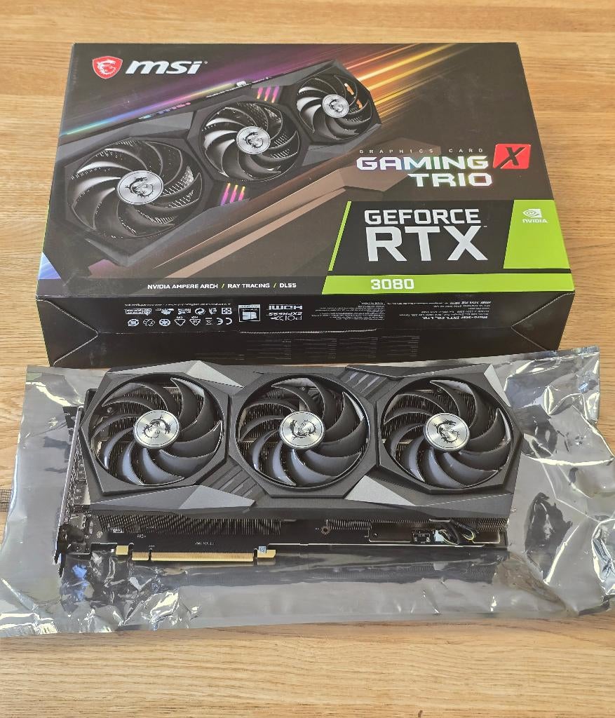 RTX 3080 MSI Gaming X trio, Computers en Software, Videokaarten, GDDR6, PCI-Express 4, Ophalen of Verzenden, Zo goed als nieuw