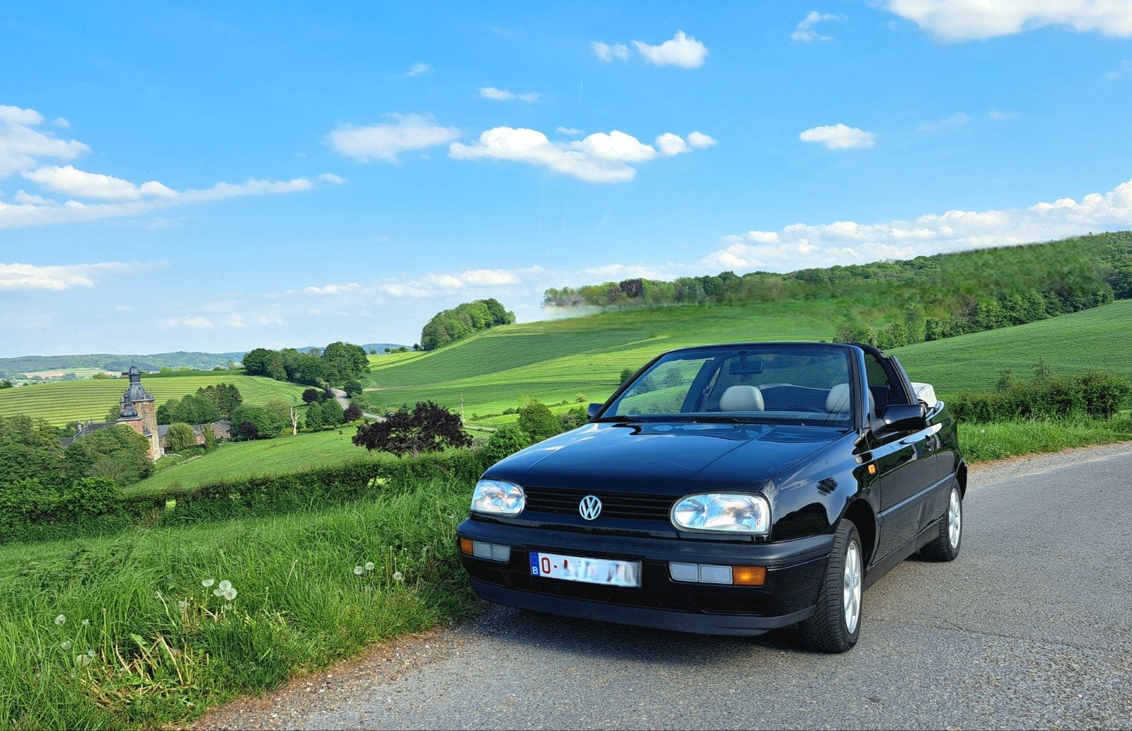 VW Golf Cabrio Oldtimer met Lederen interieur, Auto's, Oldtimers, Particulier, ABS, Airbags, Alarm, Centrale vergrendeling, Elektrische buitenspiegels