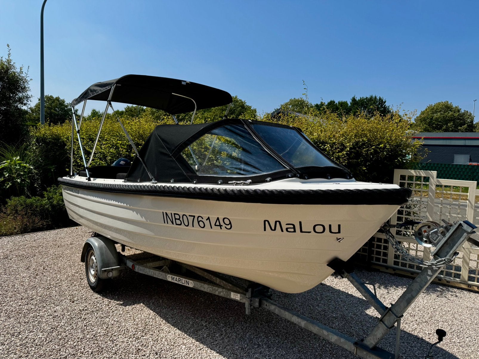 Admiral 470 sloep boot te koop, inclusief aanhanger!, Sports nautiques & Bateaux, Enlèvement, Comme neuf