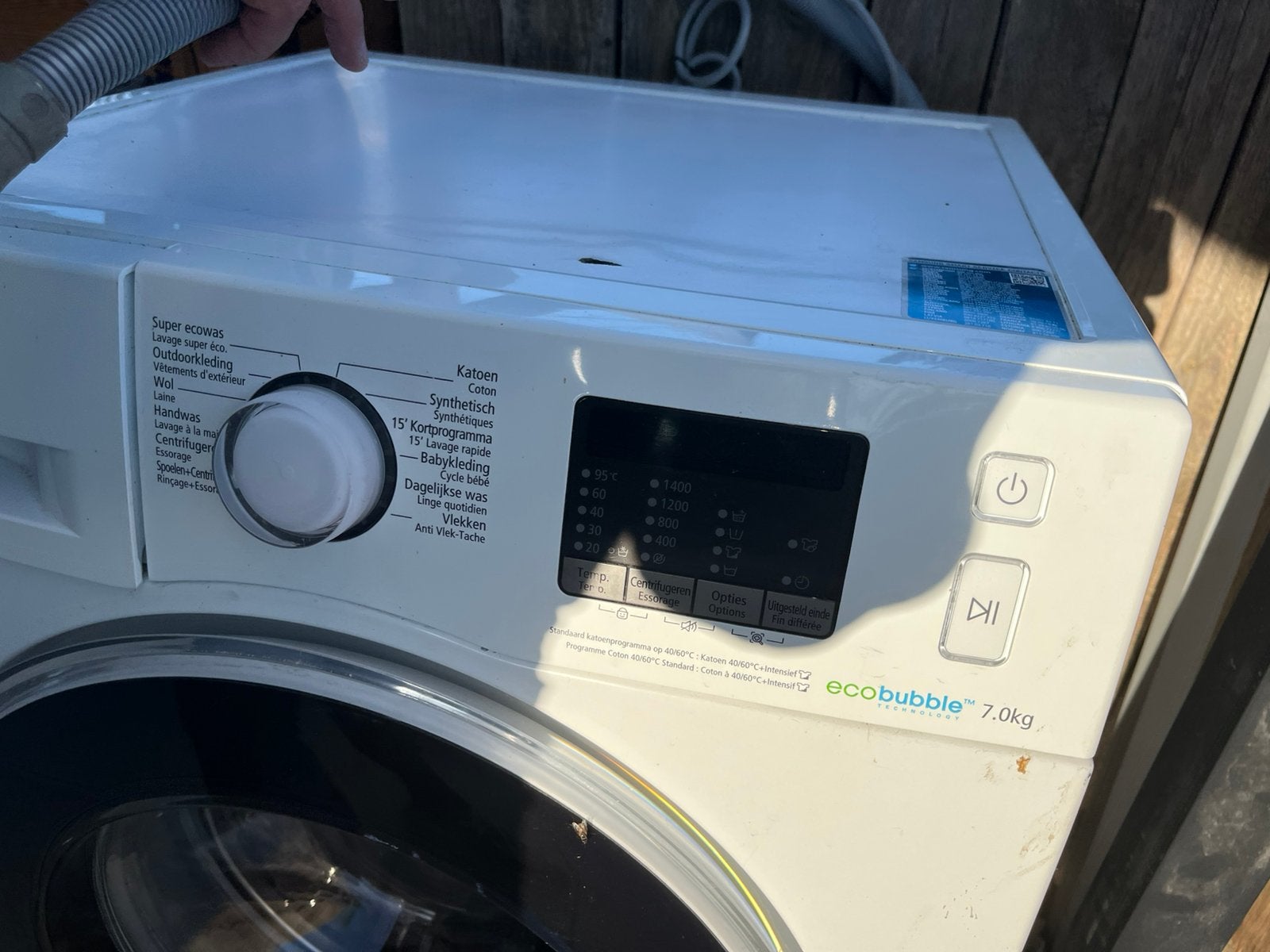 Samsung wasmachine, Elektronische apparatuur, Wasmachines, Ophalen, Niet werkend, 85 tot 90 cm, 1200 tot 1600 toeren