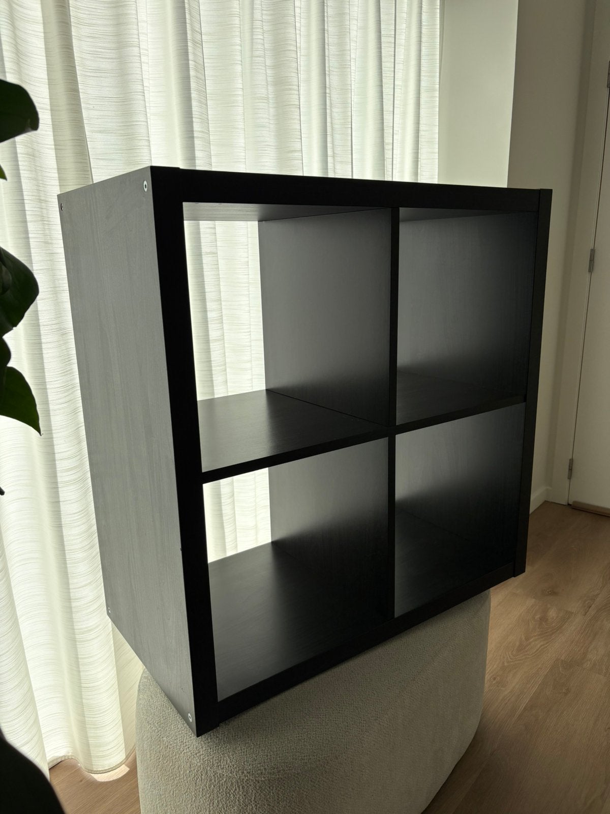 KALLAX Open kast, zwartbruin, Huis en Inrichting, Ophalen, Zo goed als nieuw