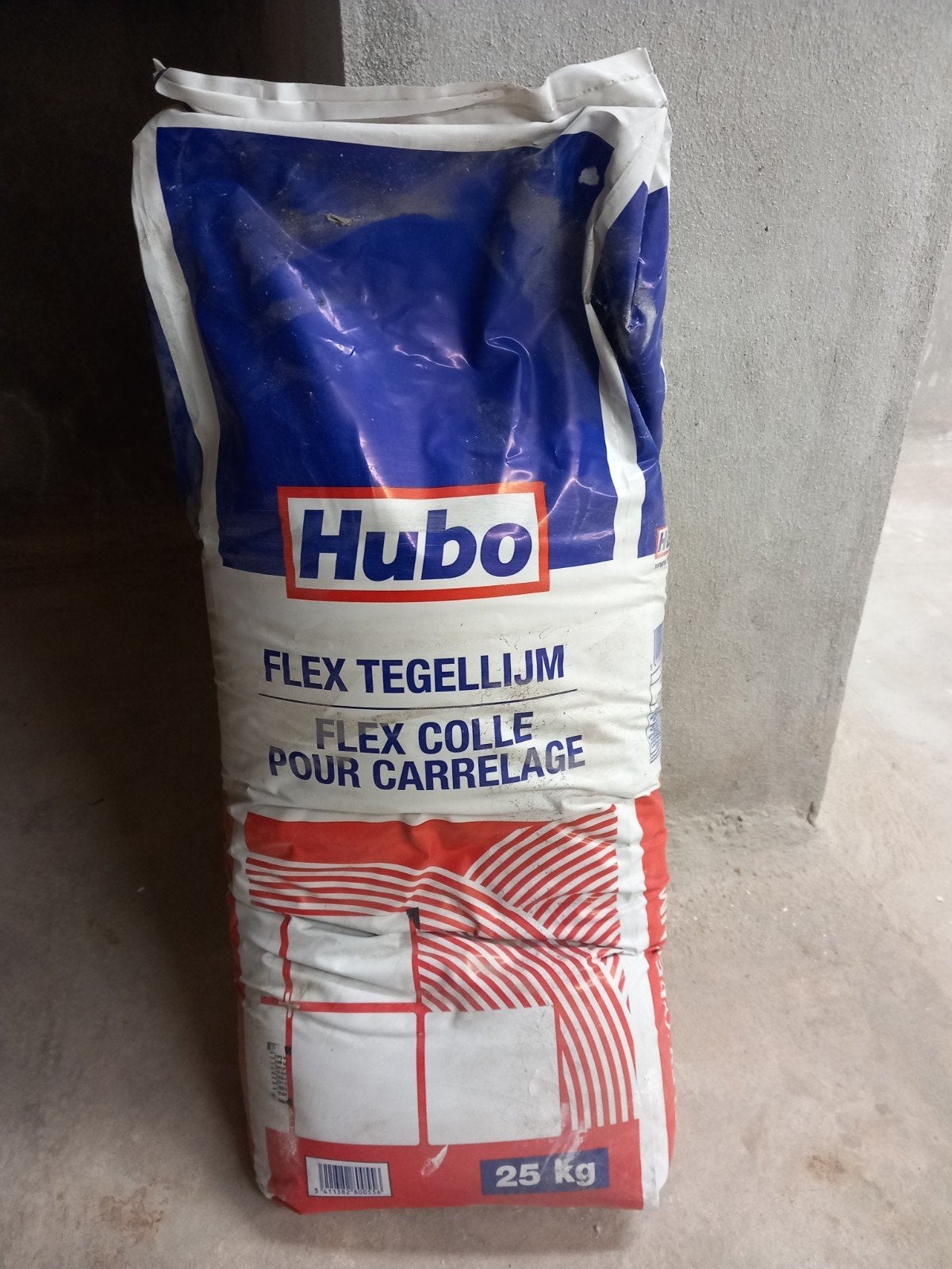 Flex tegellijm, Ophalen, Nieuw