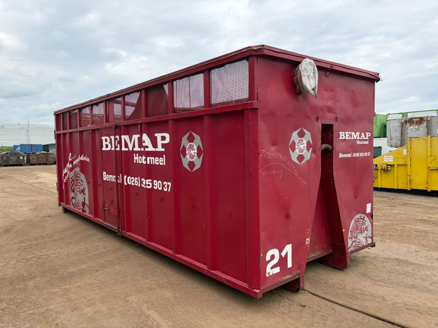 ALL-IN Containers 40m3 zaagsel containers
