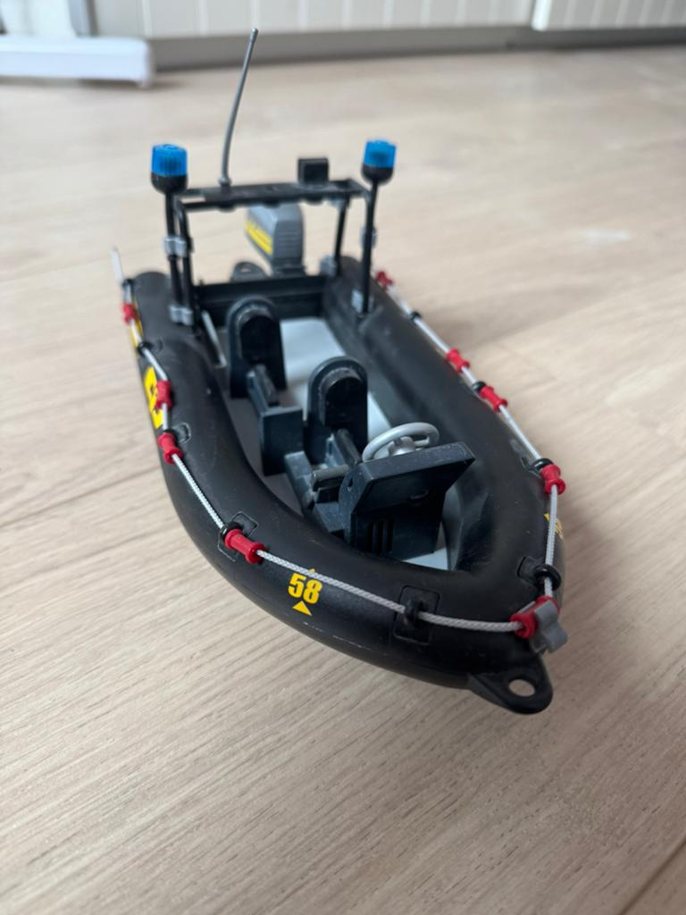 Playmobil | Politie boot, Kinderen en Baby's, Speelgoed | Playmobil, Ophalen of Verzenden, Zo goed als nieuw, Los Playmobil