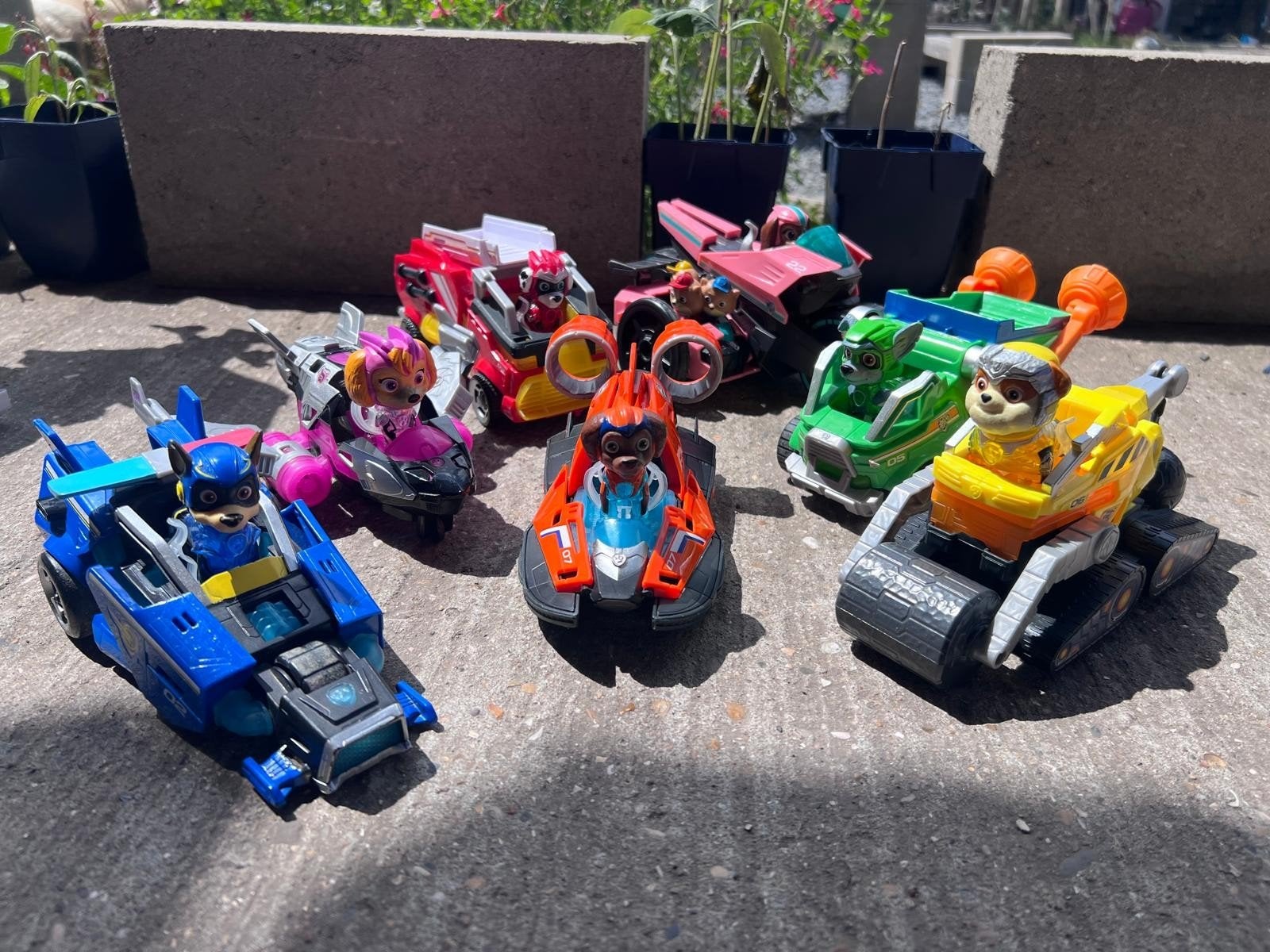 Paw patrol auto's, Ophalen