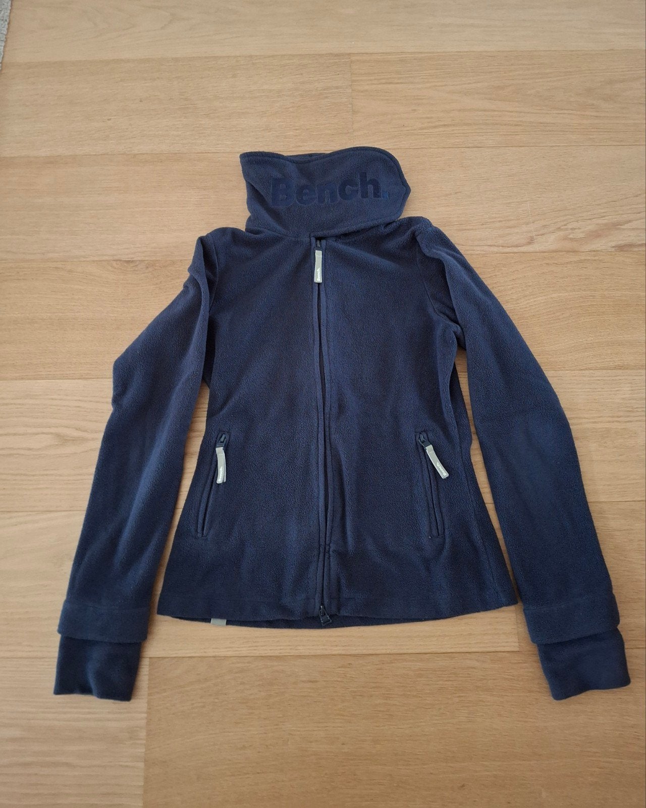 Bench fleece track top navy, Maat 38/40 (M), Blauw, Bench, Ophalen of Verzenden