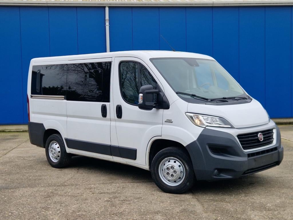 Fiat Ducato 2.3Jtd 130pk 2015 Multiseats, Auto's, Euro 5, Zwart, Bedrijf, 5 deurs