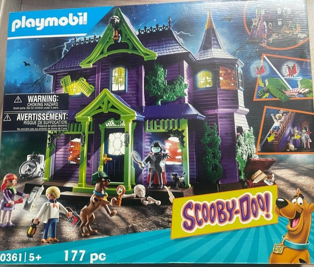 Playmobil 70361 Scooby Doo Spookhuis, Enfants & Bébés, Enlèvement, Comme neuf, Kit complet