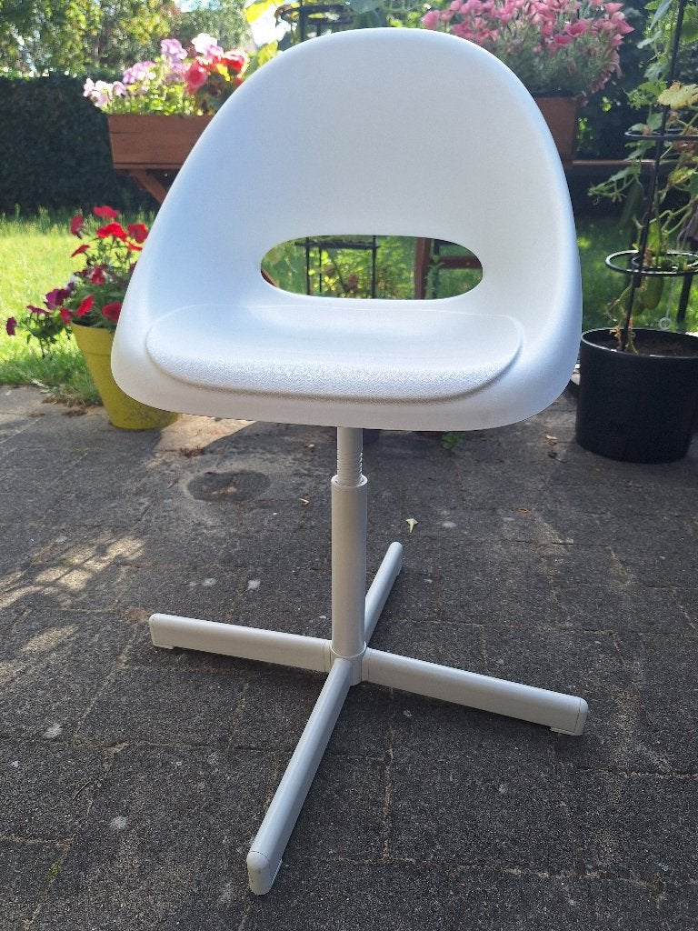 Bureaustoel kind, Enlèvement, Comme neuf, Blanc, Chaise de bureau