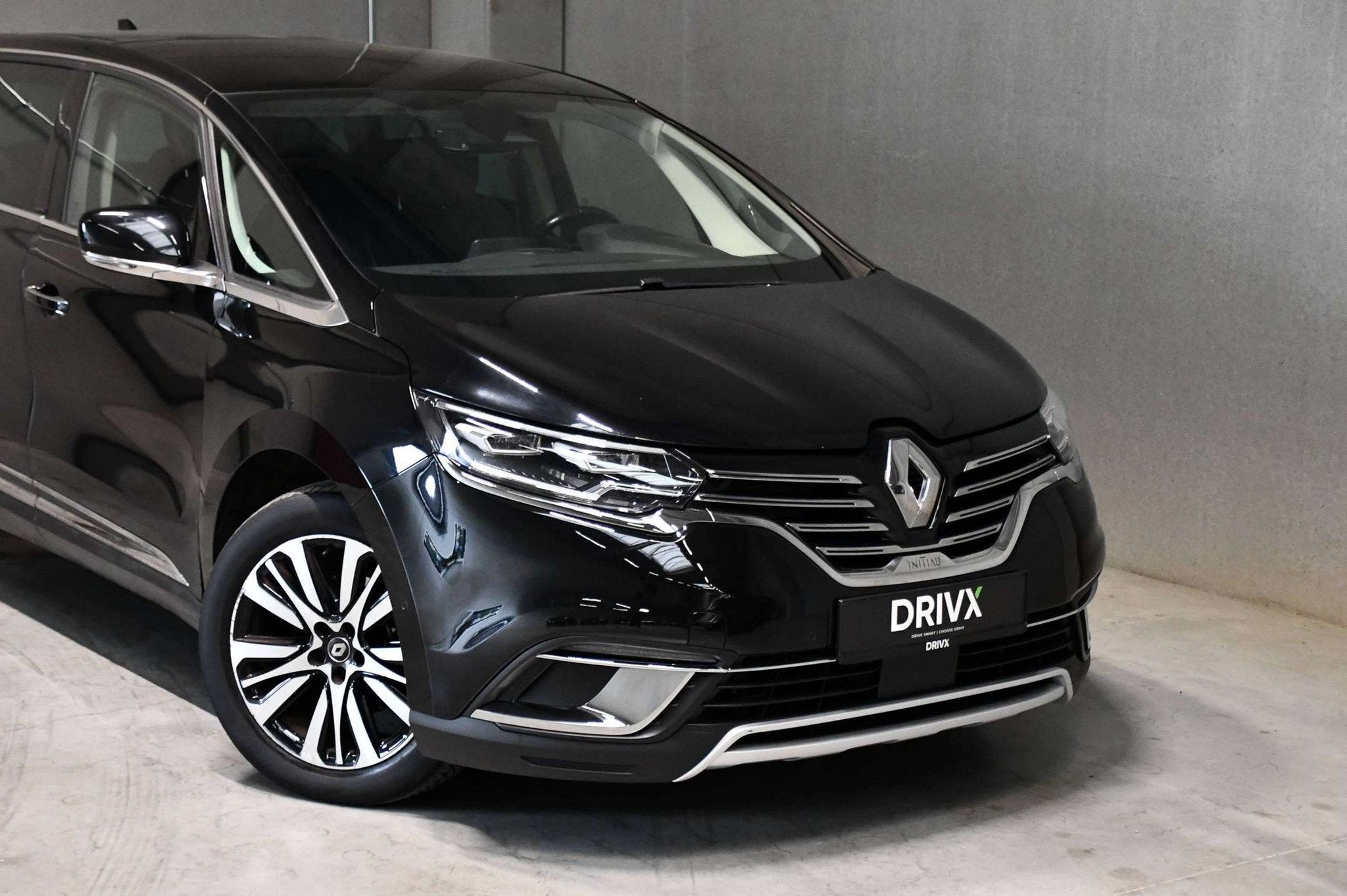 Renault Espace Initiale - 4 Control - 7 Plaats - Pano - ACC, Auto's, Gebruikt, 4 cilinders, Zwart, Leder