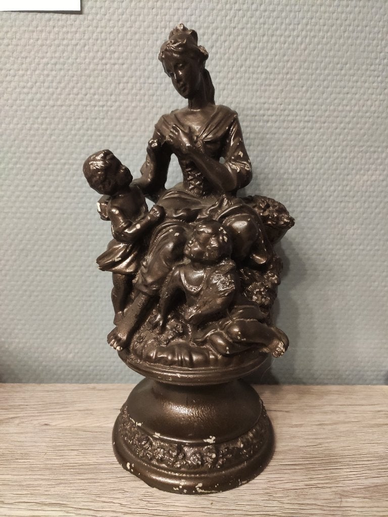 statue imitation bronze, Enlèvement, Bronze