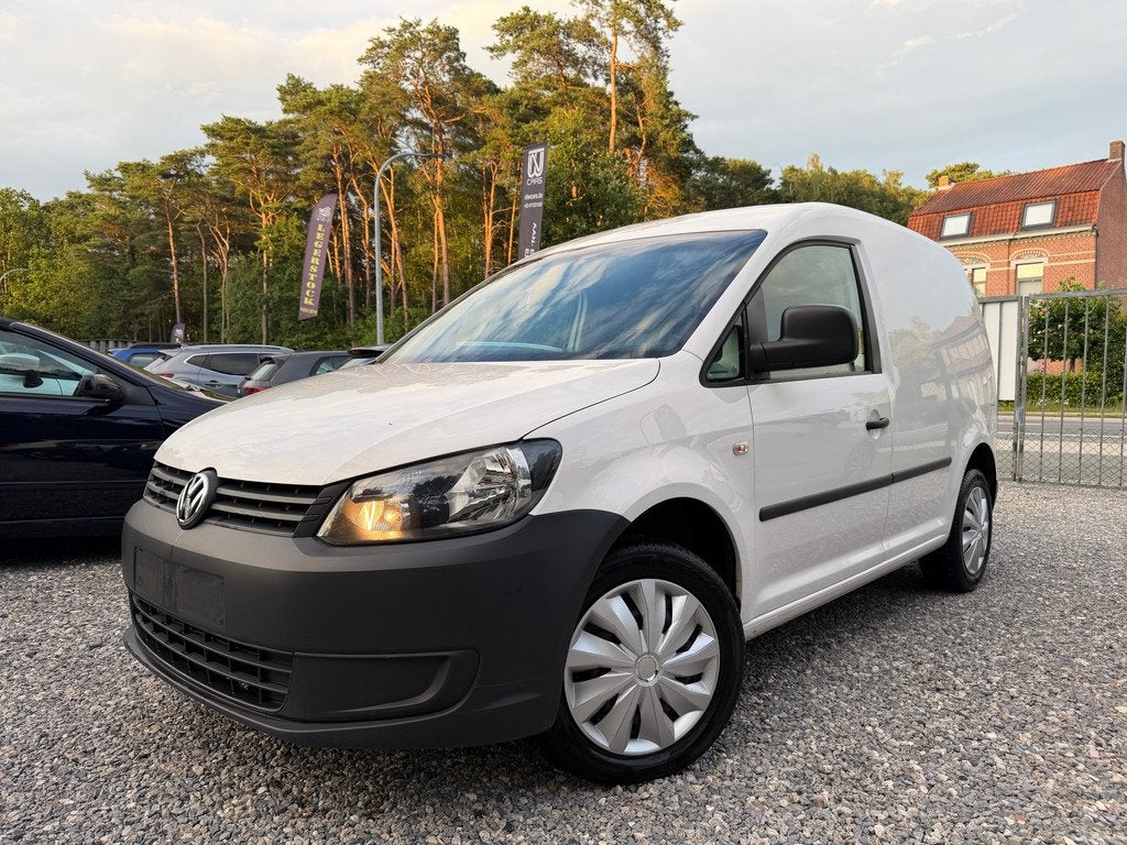 Volkswagen Caddy 2.0 TDi 140pk EURO5b '14 + 12M GARANTIE, Gebruikt, Wit, Bedrijf, 2 zetels
