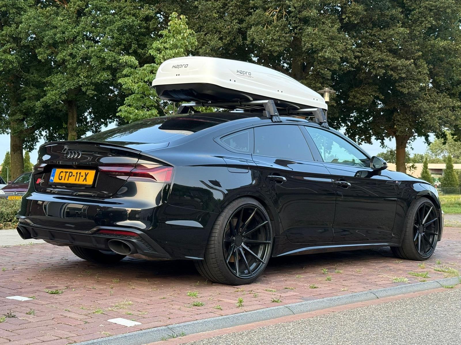 AUDI S5 3.0 TFSI 354 PK S LINE  PANO/MASSAGE INRUIL MOGELIJK, Auto's, Automaat, 4 zetels, USB, Zwart