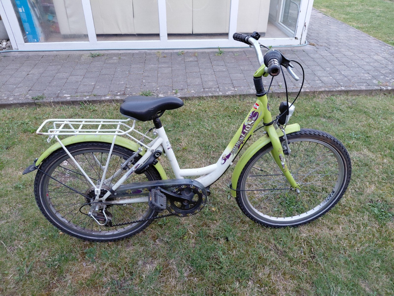 Meisjesfiets 22 inch, Ophalen, Gebruikt, Versnellingen