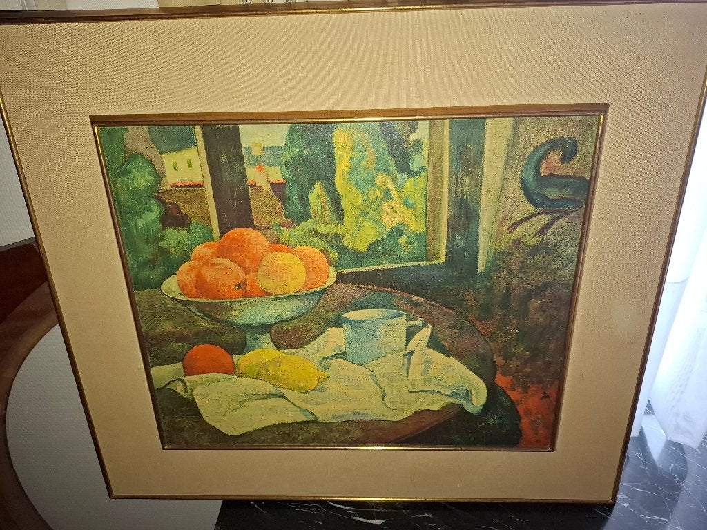 reproductie Paul Gauguin nr 1650 Nature Morte, Antiek en Kunst, Kunst | Schilderijen | Klassiek, Ophalen