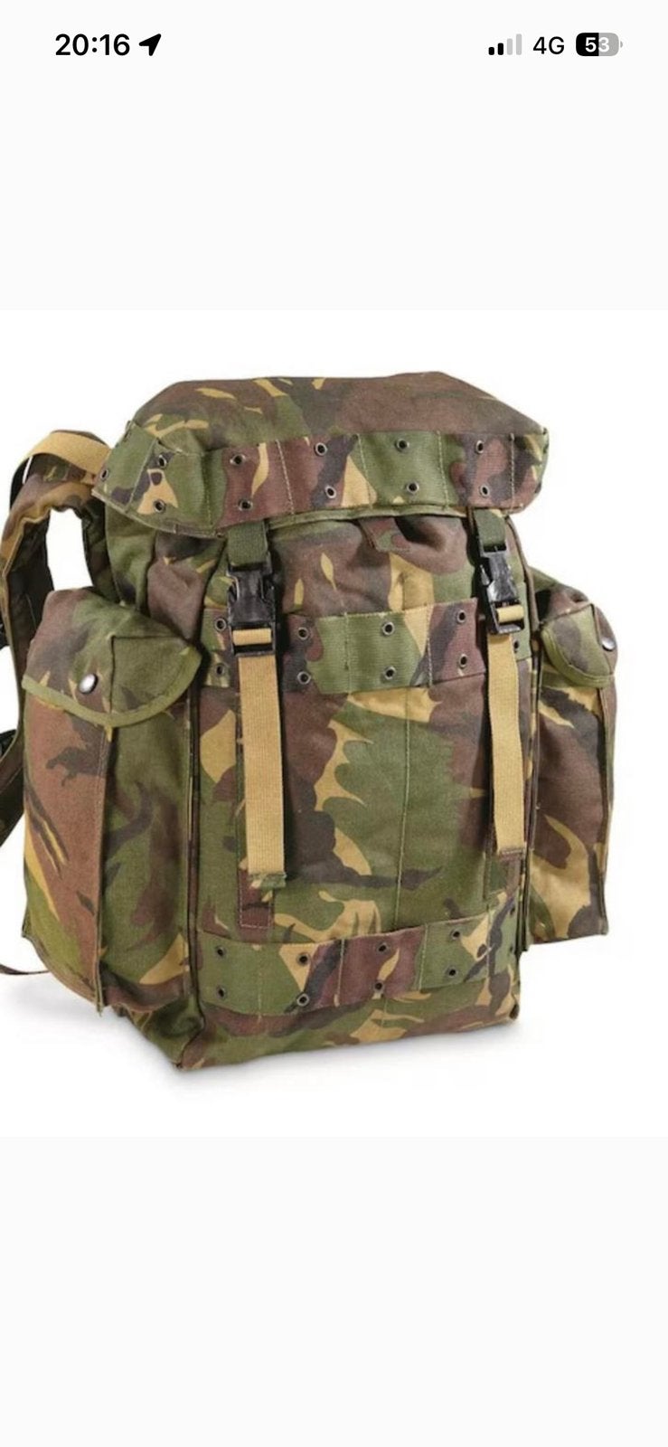 Sac à dos Army Ball, Enlèvement