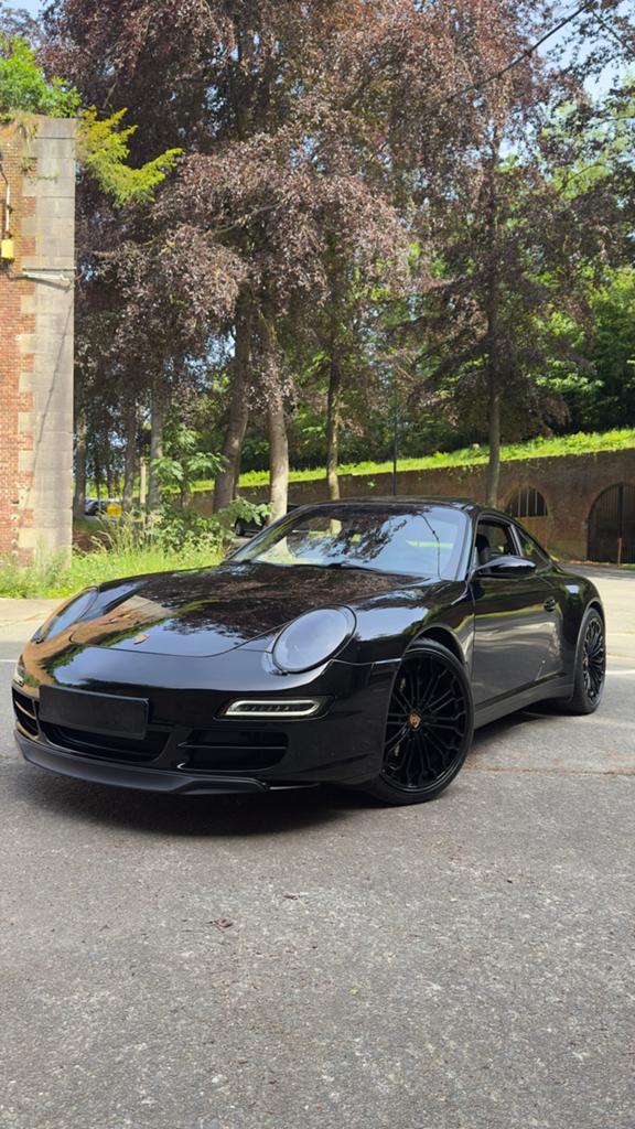 Porsche 997 Carrera 4 2006/Bose/Schuifdak/Sport chrono, Automaat, 4 zetels, 238 kW, Zwart
