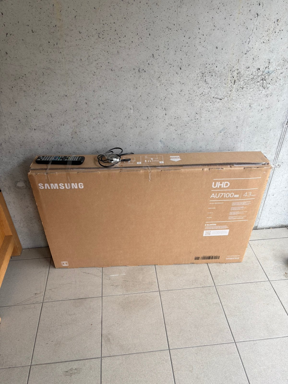 Samsung AU7100 43" UHD TV, Audio, Tv en Foto, Televisies, Ophalen, Niet werkend