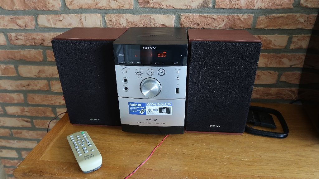 Sony CMT-EH25 stereo, Audio, Tv en Foto, Gebruikt, Microset, Cassettedeck, Ophalen of Verzenden