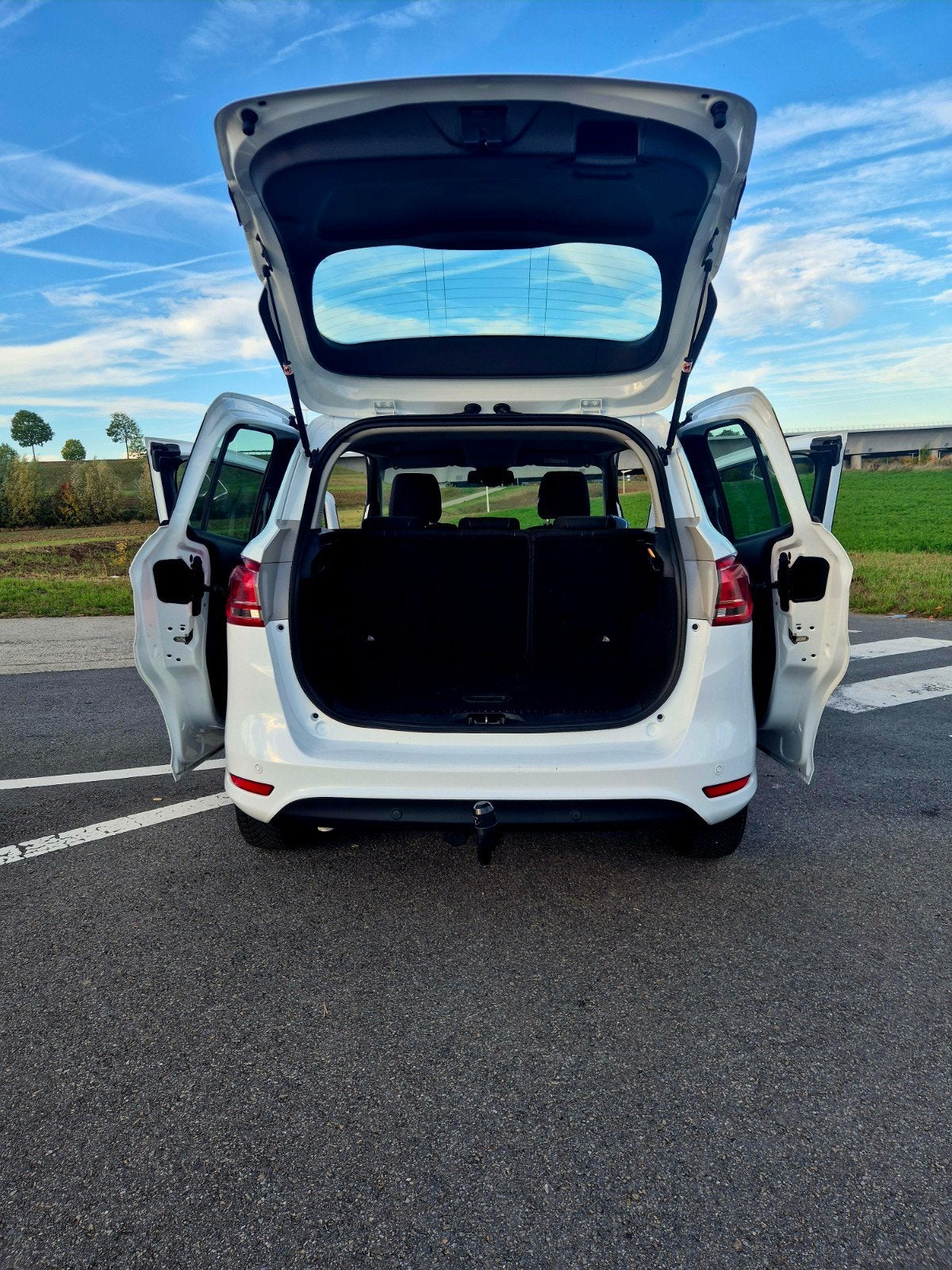Ford B max 1.0 platina, Auto's, ABS, B-Max, Wit, 5 deurs