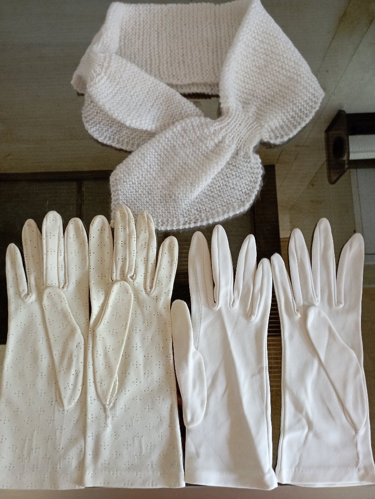 Ancien gants de cérémonie, Enlèvement