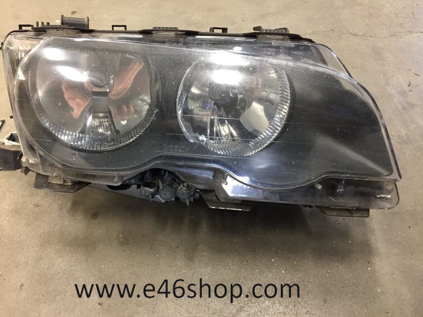 Koplamp BMW E46 CABRIOLET / COUPE prefacelift  RECHTS, Gebruikt, -, -, Ophalen of Verzenden
