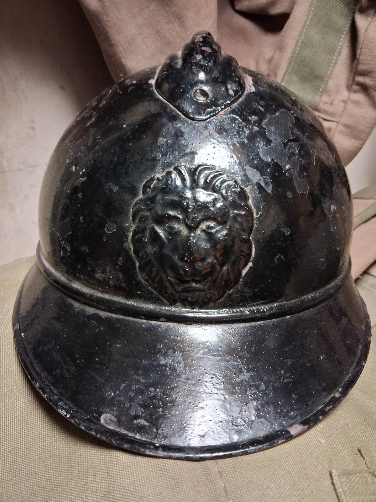 Adrian Belgische helm model 1915, Verzamelen, Ophalen of Verzenden