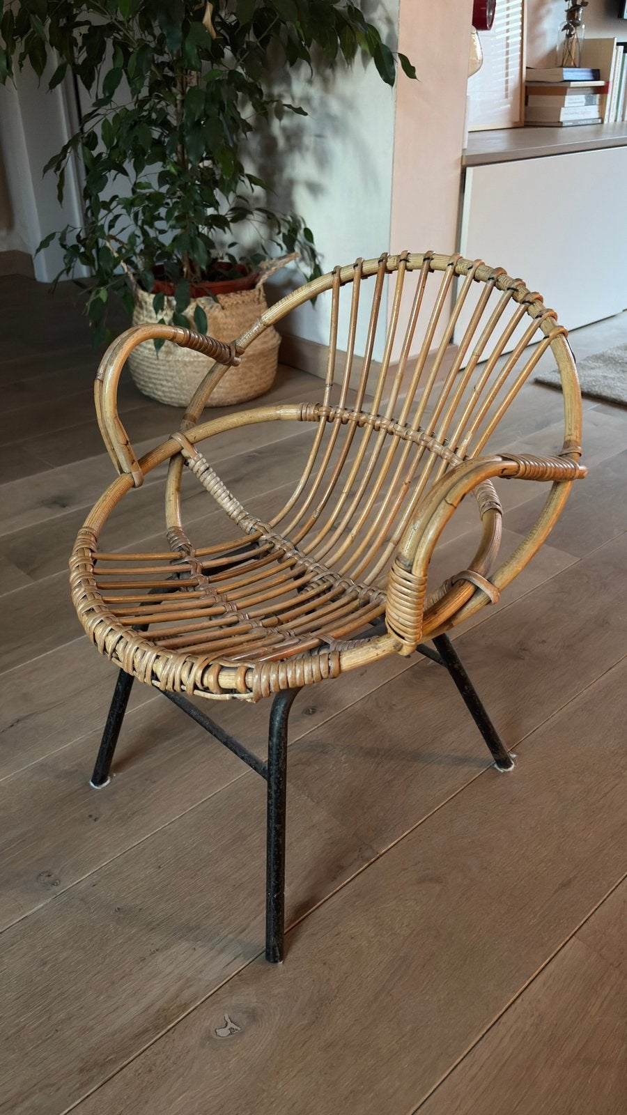 Rotan kinder stoel, Ophalen, Gebruikt, Riet of Rotan