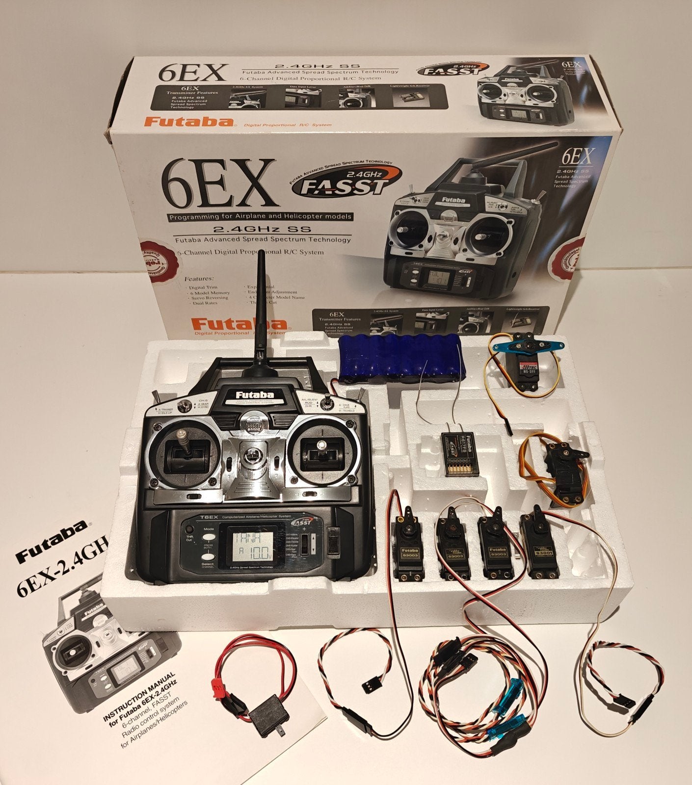 Futaba 6EX FASST zender RC, Ophalen