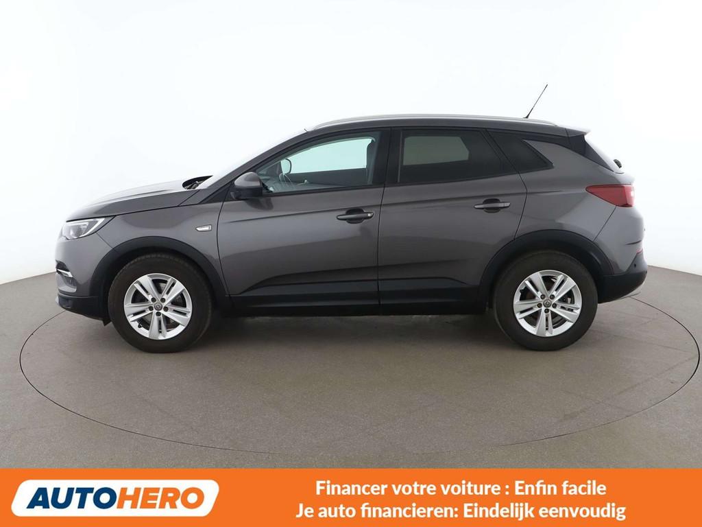 Opel Grandland X 1.2 Turbo Elegance (bj 2021, automaat), Stof, Gebruikt, 1199 cc, 146 g/km