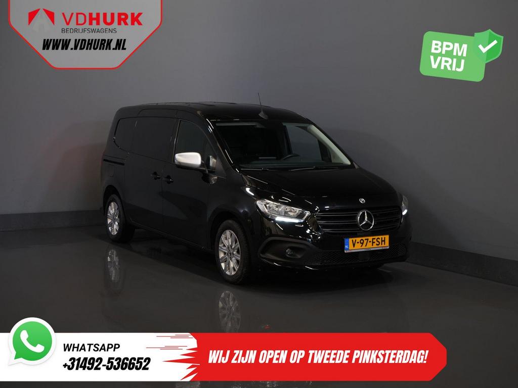 Mercedes-Benz Citan 110 CDI Aut. L2 NL Auto/ Carplay/ Cruise, Auto's, Bestelwagens en Lichte vracht, Automaat, Zwart, Bedrijf