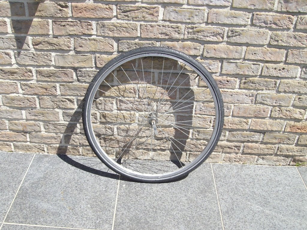 Voorwiel voor fiets in aluminium 28 X 1.5/8, Fietsen en Brommers, Fietsonderdelen, Ophalen, Stadsfiets, Wiel, Aluminium