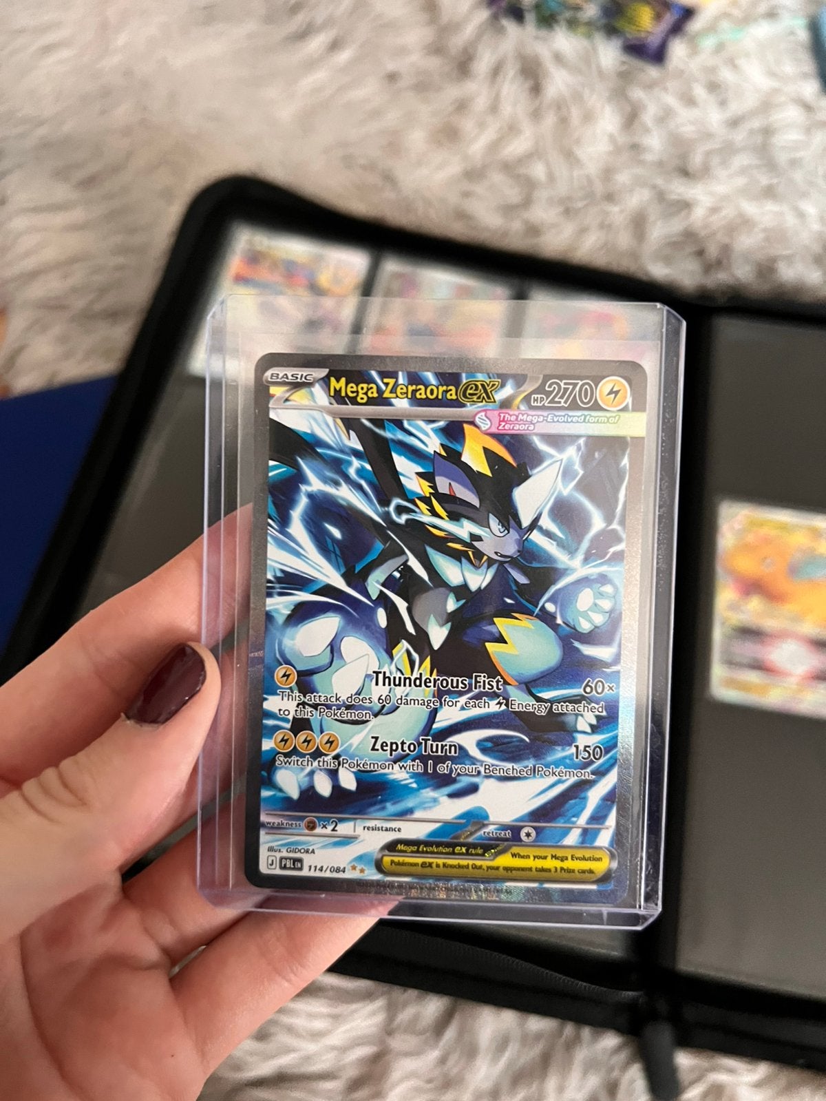 pokemon mega zeraora ex pitch black, Hobby en Vrije tijd, Verzamelkaartspellen | Yu-gi-Oh!, Ophalen of Verzenden, Nieuw, Losse kaart