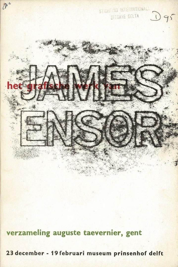 Het grafische werk van James Ensor Verzameling, Ophalen of Verzenden, Gelezen