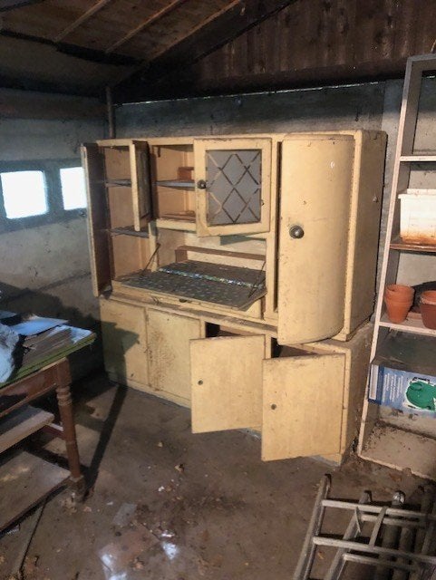 Art Deco Kitchen Cupboard 1920's, Antiek en Kunst, Ophalen