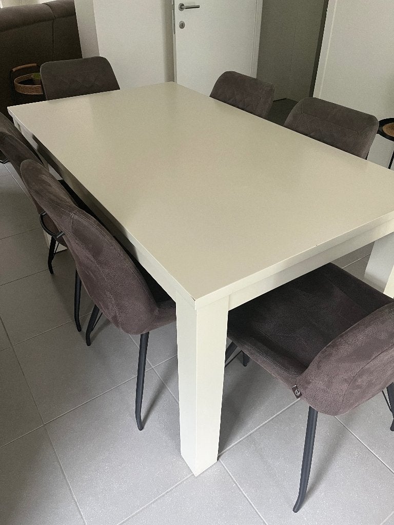 Eetkamertafel, Maison & Meubles, Tables | Tables à manger, Utilisé, 50 à 100 cm, 150 à 200 cm, Cinq personnes ou plus, Rectangulaire