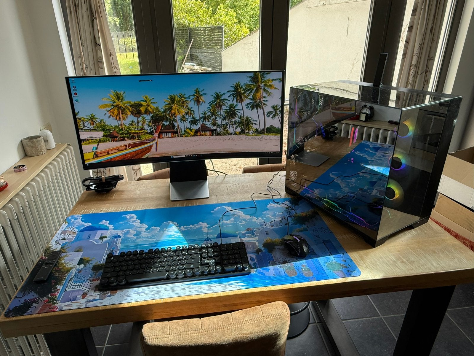 High end game pc intel i9 14900k rx 7900xtx 34 inch oled, Ophalen, Zo goed als nieuw, SSD