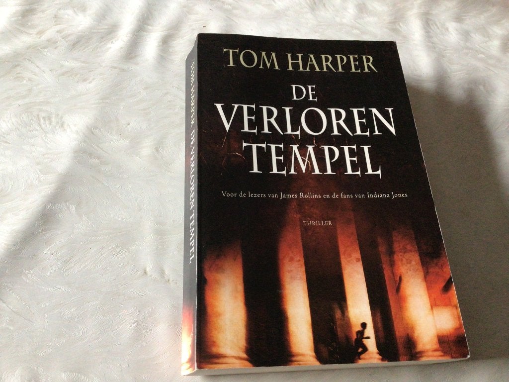De verloren tempel Tom Harper Thriller voor lezers J.Rollins, Ophalen of Verzenden