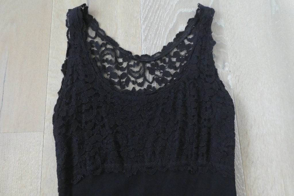 Superbe Robe Longue Noir avec Buste Dentelles T.38, Vêtements | Femmes, Enlèvement, Comme neuf, Taille 38/40 (M), Noir